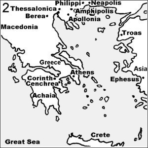 Map Corinth
