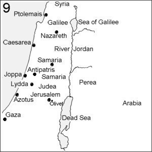 Map Judea Samaria