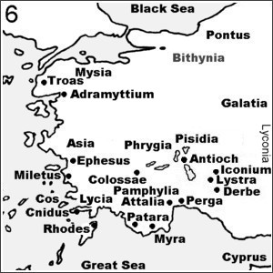 Map Galatia